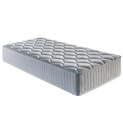 Provence Literie Matelas memoryplus a Ressorts Ensaches + 4 cm Memoire de Forme 80 Kg/m3 - 80x190 Hauteur +/- 23 cm - Accueil Moelleux - Soutien E