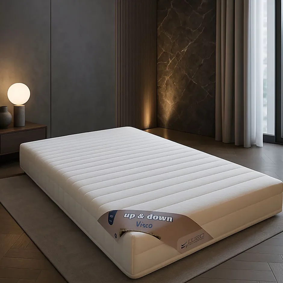 Literie Julien Matelas Mémoire de Forme 60 Kg/m3 80x200 x 21 cm Trés Ferme - 5 Zones de Confort - Noyau Aertech+ 35 Kg/m3 HR Derniére Génération Online