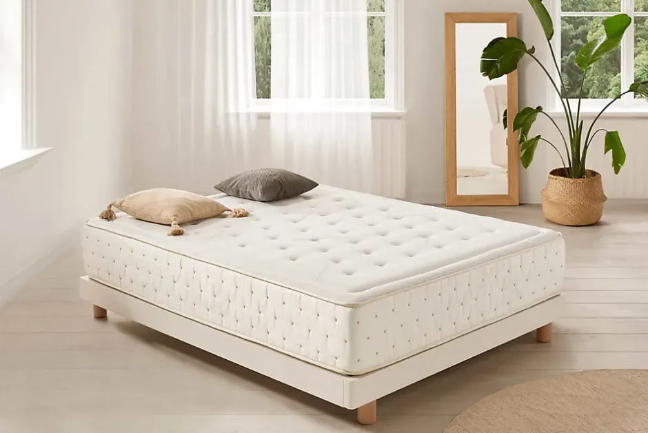 Moonia Matelas Mousse à memoire de forme Premium Cashmere 27cm, 180x200cm - Hot