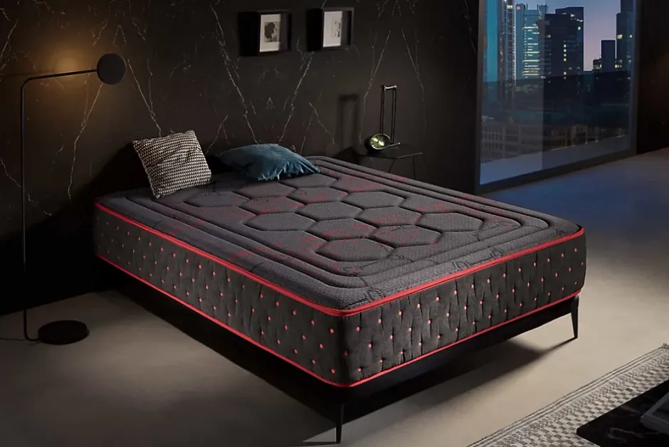 Moonia Matelas Mousse à memoire de forme Hexaflex Moon 27cm, 160x200cm -