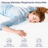 Teeno Matelas Mousse à Mémoire 140x190 cm + Sommier Tapissier, Épaisseur 17 cm Online