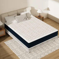 Teeno Matelas mousse 140x200, 28 cm Matelas en mousse, Advanced Sleep Care, Respirant, Zone 7, réversible des deux côtés