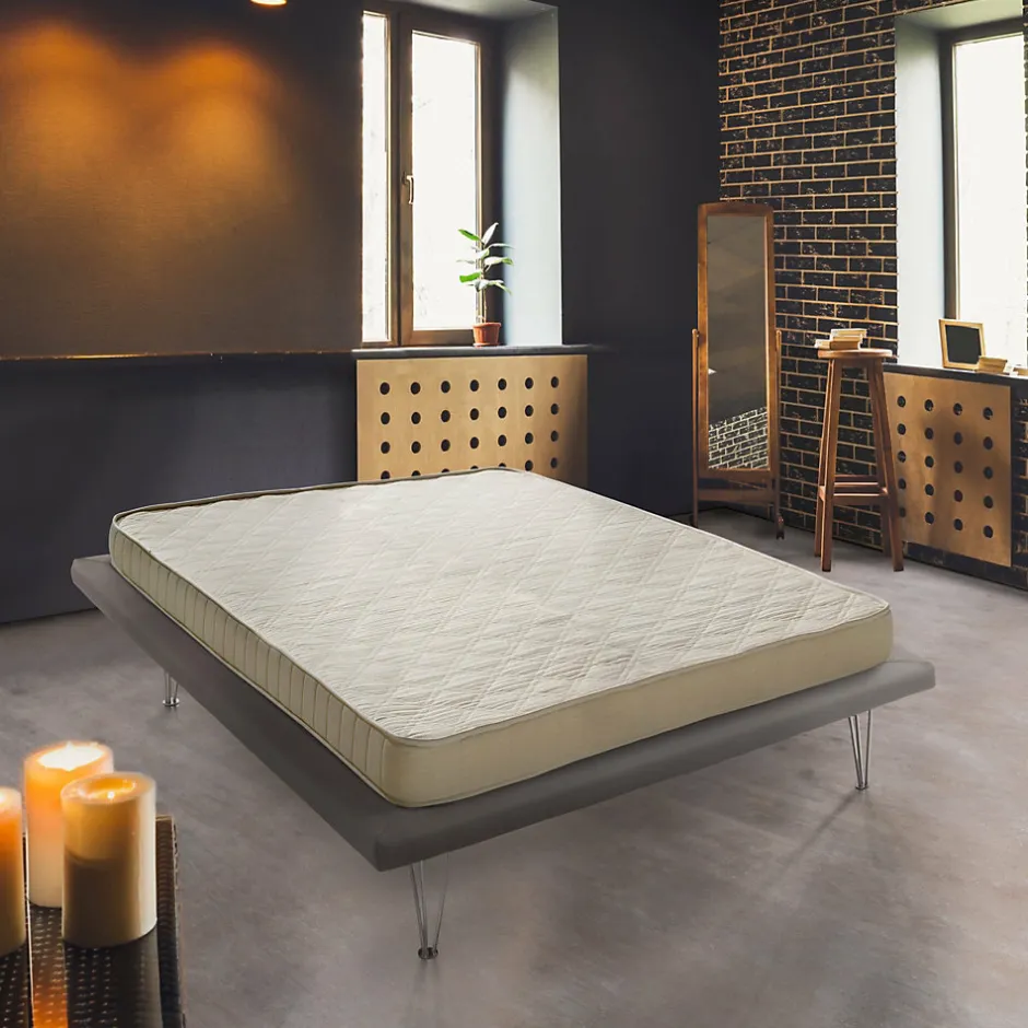 Talamo Italia Matelas mousse 120x190 cm soutien moelleux epaisseur 14 cm 7 zones
