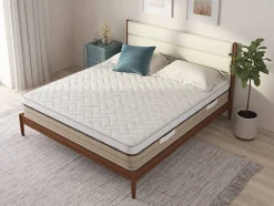 Talamo Italia Matelas mousse 80x200 cm accueil dynamique soutien moelleux epaisseur 25 cm housse de matelas