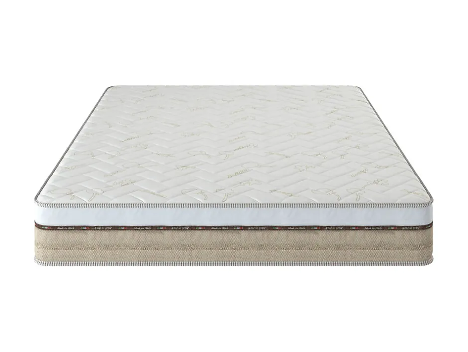 Talamo Italia Matelas mousse 80x200 cm accueil dynamique soutien moelleux epaisseur 25 cm housse de matelas