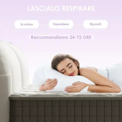 Teeno Matelas mousse 90x190 cm,Épaisseur 30 cm,Fermeté Moyenne,Respirant et Réversible Discount