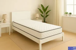 Dagostino Home Matelas Mousse 90x190 Florida, Ferme, Réversible, Côté Été/hiver, H20 Cm