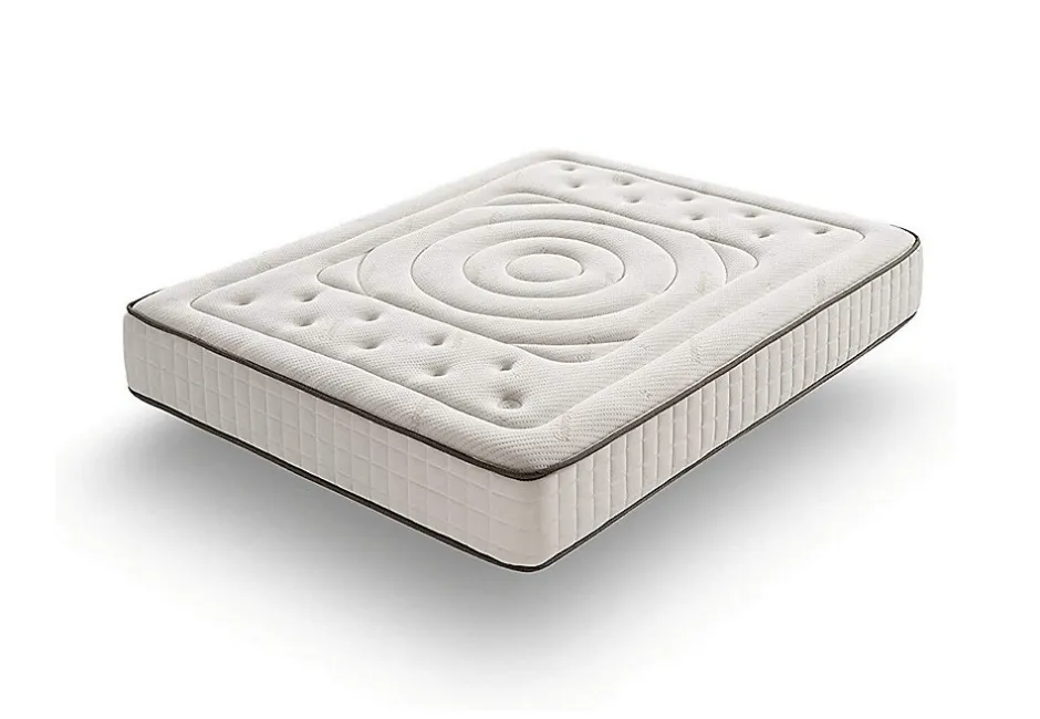 Simpur Low Cost Matelas mousse 140x190 Imperial Cachemire, 25 cm, confort multizone, accueil moelleux, ferme, anti-acarien et hypoallergénique