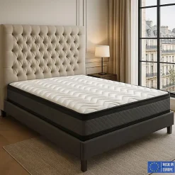 Dagostino Home Matelas Mousse 140x190 Onyx, Ferme, Réversible, Côté Été/hiver, H20 Cm New