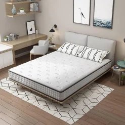 Teeno Matelas mousse 140x190cm, mousse Confort ferme Epaisseur 22 cm