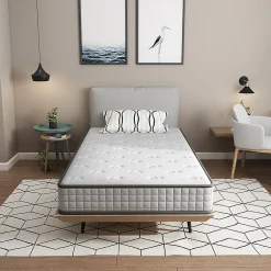 Teeno Matelas mousse 90x190cm, mousse Confort ferme Epaisseur 22 cm