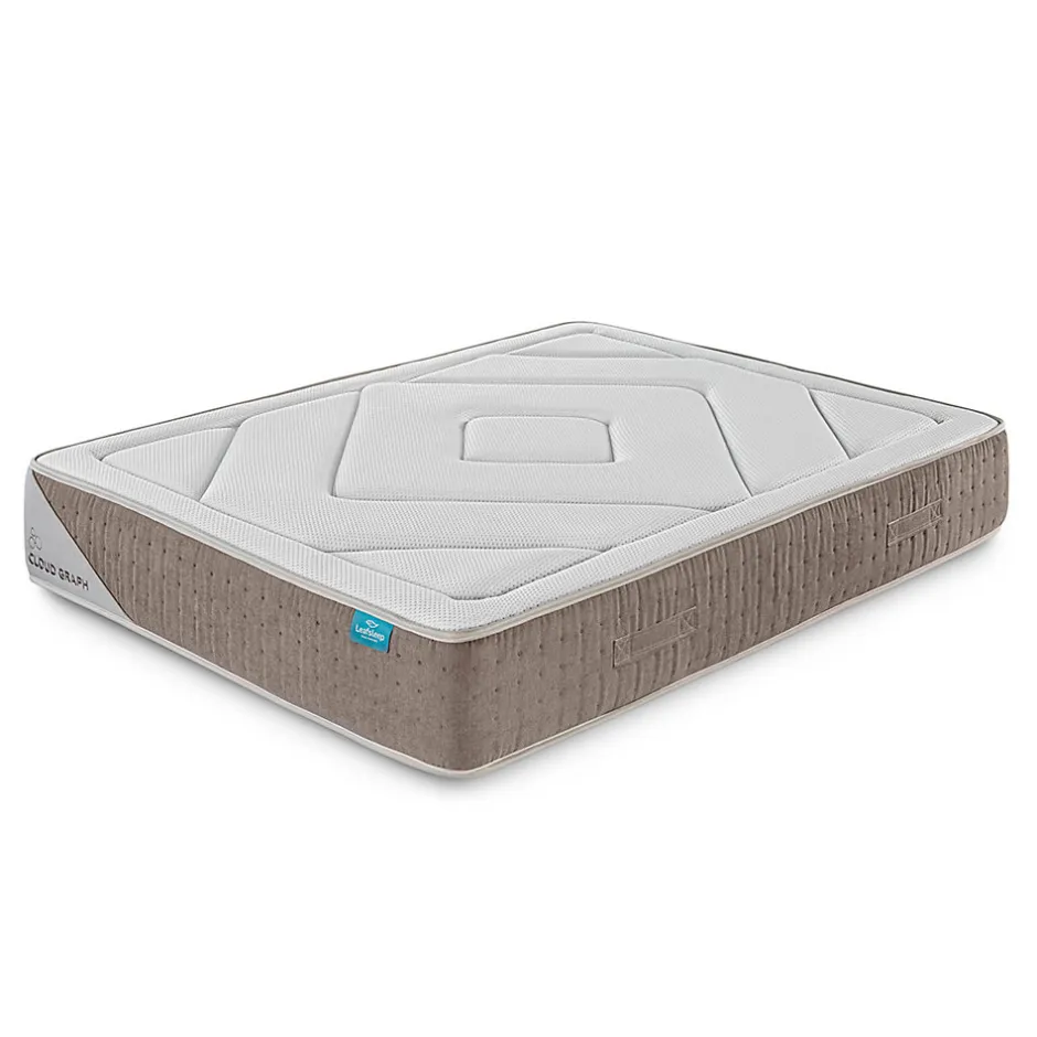 Leafsleep Matelas Nature Cloud Graph Taille 190 x 150 cm Hauteur 28 cm