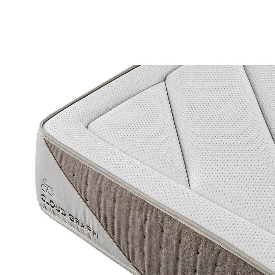 Leafsleep Matelas Nature Cloud Graph Taille 190 x 150 cm Hauteur 28 cm