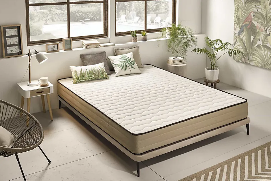 Moonia Matelas Noyau HR Bamboo Care 18cm, 140x190cm -