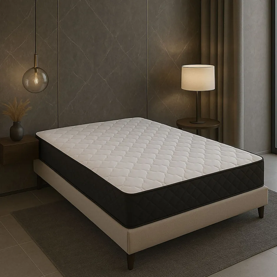 Nuits D'Or Matelas par contact avec contact Latex sur Face Hiver + embourrage 100 % polesther - âme 100 % polyuréthane poli lattex 33 Kg/m3