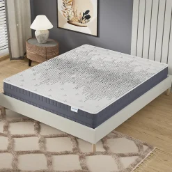 November Matelas Polaris - Mousse Graphène à Mémoire de Forme- Fraîcheur -Régulation Thermique - (140 x 190 cm) -Épaisseur 22cm