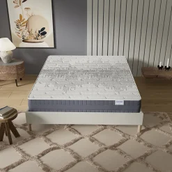November Matelas Polaris - Mousse Graphène à Mémoire de Forme- Fraîcheur -Régulation Thermique - (140 x 190 cm) -Épaisseur 22cm
