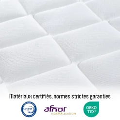 Bellecour Matelas Ressorts Bartoldi 140x200 cm Accueil Mousse supersoft Discount