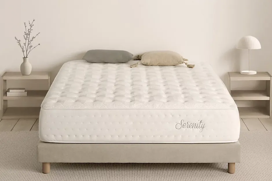 Moonia Matelas Ressorts Ensachés Serenity, 30cm, 140x190cm -