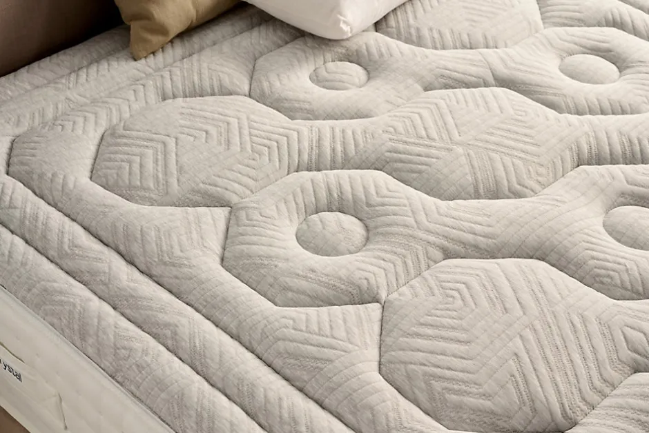 Moonia Matelas Ressorts Ensachés Biocrystal Selenium Spring, 30cm, 135x200cm -