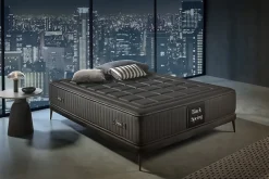 Moonia Matelas Ressorts Ensachés Black Spring Royal, 30cm, 140x190cm -