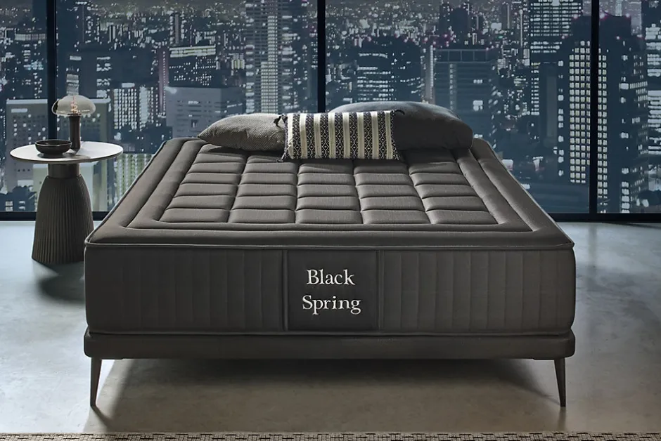 Moonia Matelas Ressorts Ensachés Black Spring Royal, 30cm, 140x190cm -