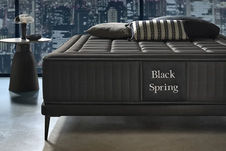 Moonia Matelas Ressorts Ensachés Black Spring Royal, 30cm, 140x190cm -