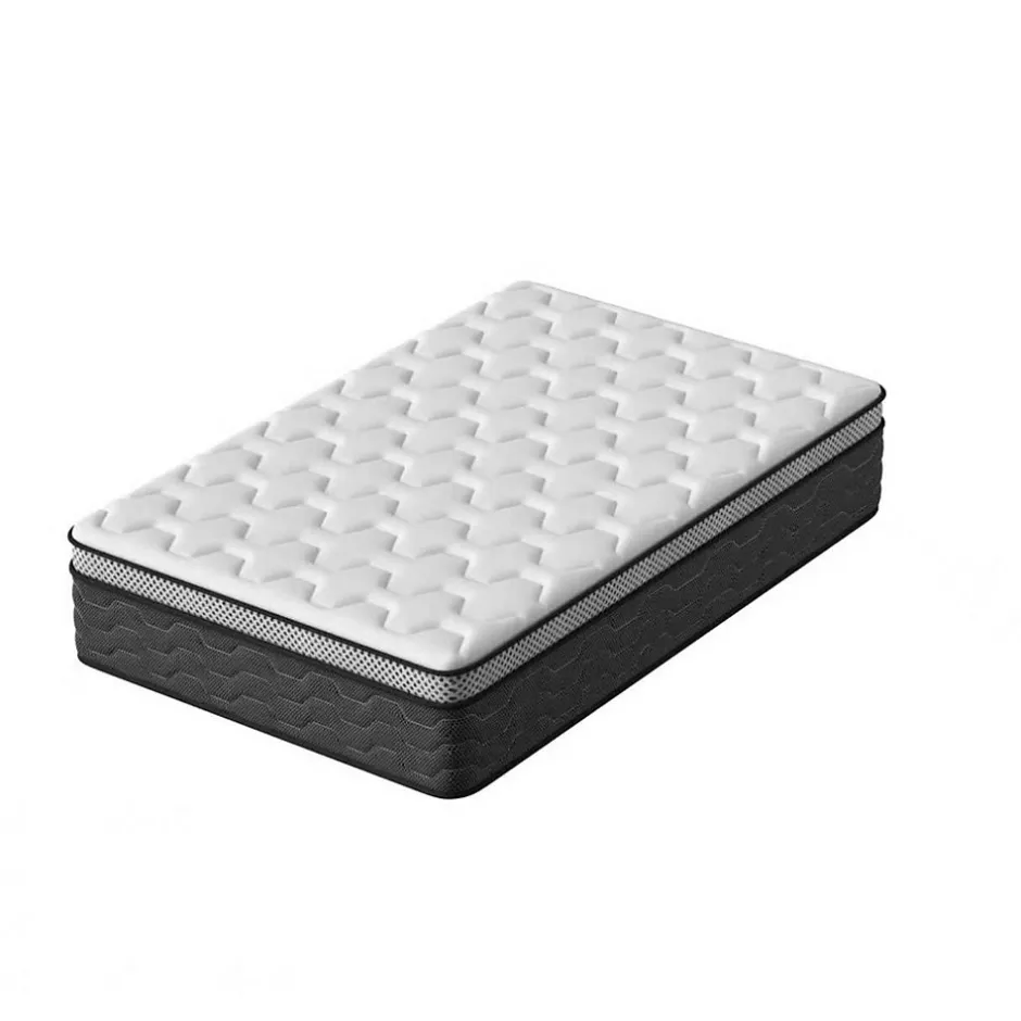 Teeno Matelas Ressorts 120x190 cm, Confort, 7 Zones Ergonomique,25 cm d'épaisseur