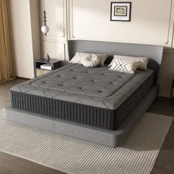 Teeno Matelas Ressorts 140x190 cm de Forme en Mousse et Ressorts, 30 cm Épaisseur