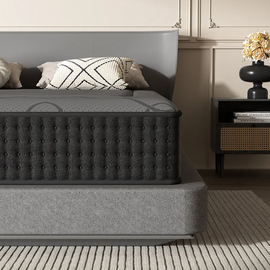 Teeno Matelas Ressorts 160x200 cm de Forme en Mousse et Ressorts, 28 cm Épaisseur