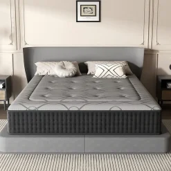 Teeno Matelas Ressorts 160x200 cm de Forme en Mousse et Ressorts, 28 cm Épaisseur