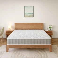 Teeno Matelas Ressorts 160x200 Épaisseur 20 cm Confort,Ergonomique 7 Zones Ergonomique New