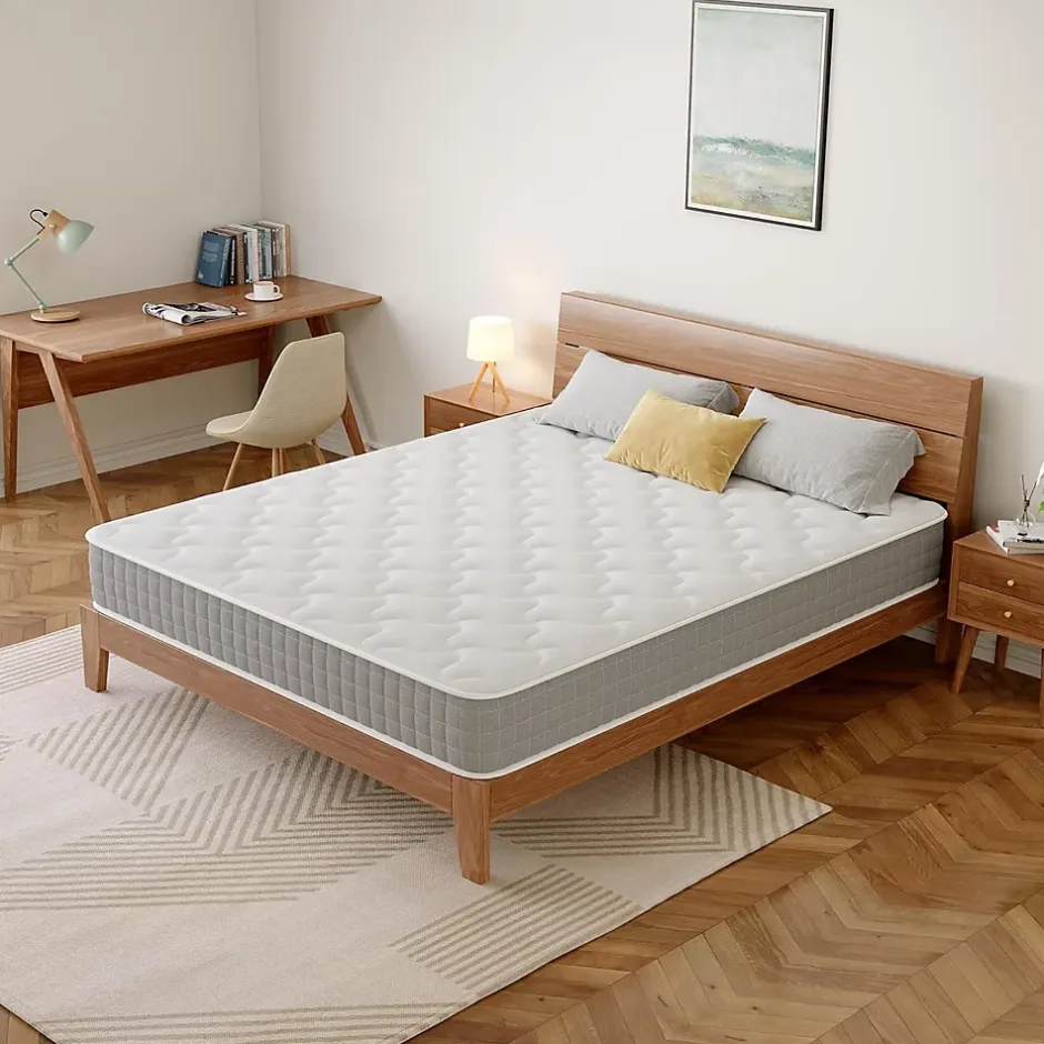 Teeno Matelas Ressorts 160x200 Épaisseur 20 cm Confort,Ergonomique 7 Zones Ergonomique New