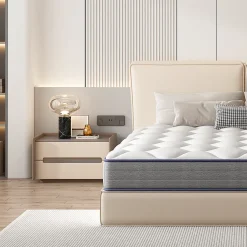 Teeno Matelas Ressorts 160x200cm, 20 cm Épaisseur Hot