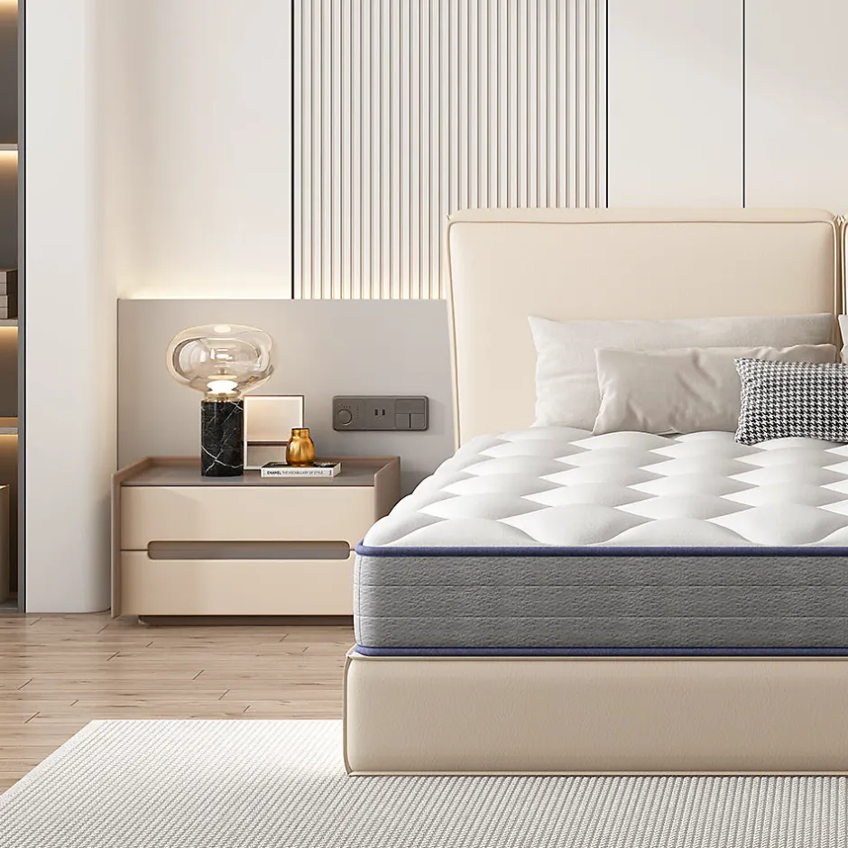 Teeno Matelas Ressorts 160x200cm, 20 cm Épaisseur Hot