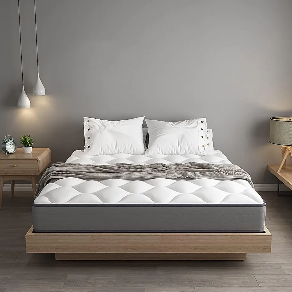 Teeno Matelas Ressorts 140x190cm de Forme en Mousse et Ressorts, 20 cm Épaisseur Sale