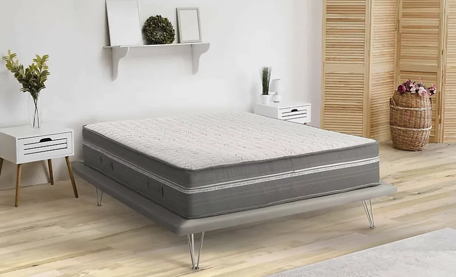 Talamo Italia Matelas simple Dlesc, matelas en mousse à mémoire de forme et microressorts ensachés,, 80x190h32 cm Hot
