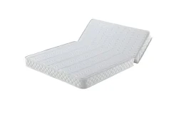 Literie Julien Matelas tres ferme BZ 140x200x15 cm - decoupe assise 60 cm - 5 zones de confort - soutien optimal - usage quotidien - confort ada