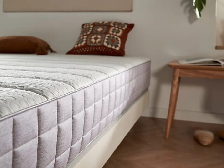 Eccox Matelas Viscoélastique - - Luxury Cube - Haute densité HR Pro Nature - 26 cm - 160x190 Outlet