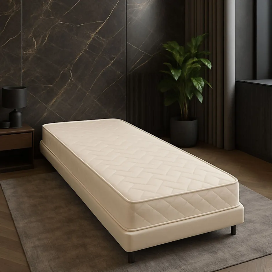 Literie Julien Matelas 90x190 - 15 cm - Ferme - 5 zones de Confort - Soutien Optimal - Confort Quotidien - Très Respirant - MATELAS FIRST