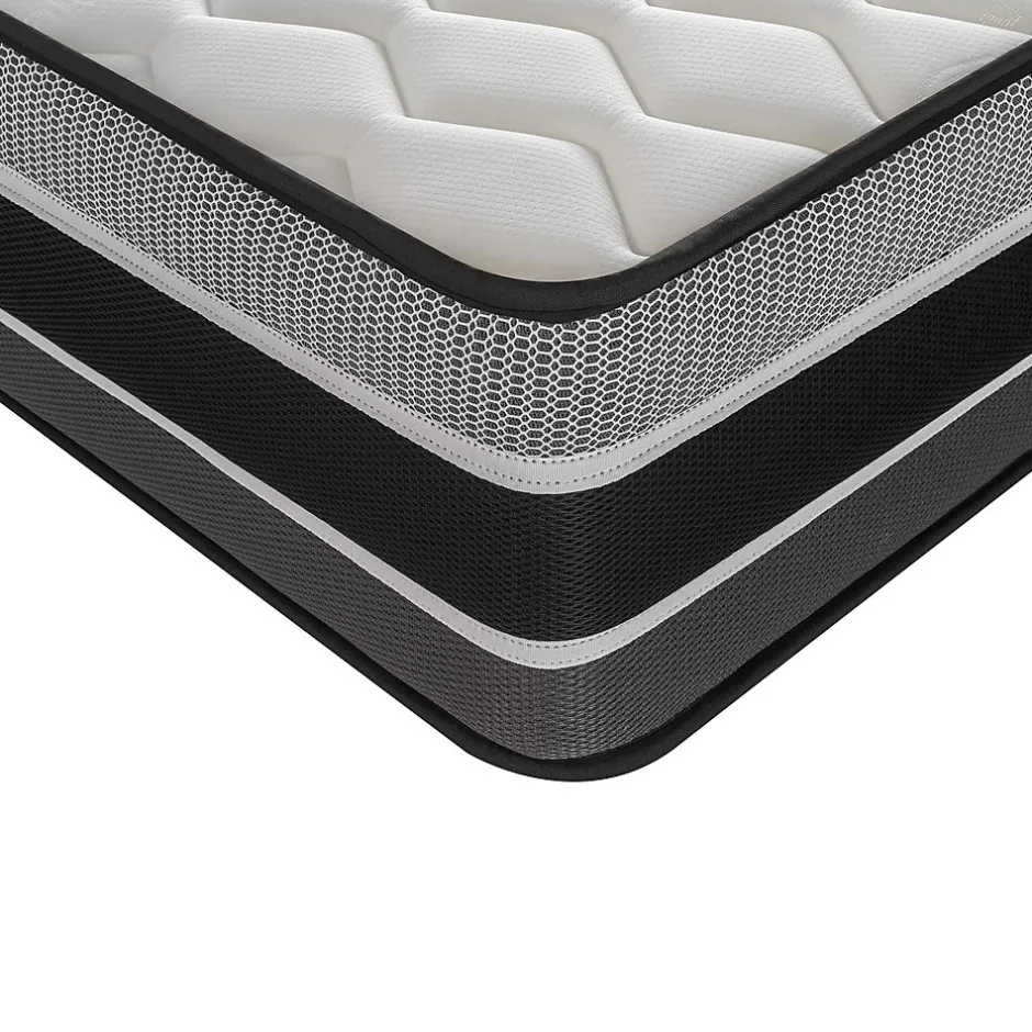 Cosmos Matelas 140x200 - 30 cm - Ressorts Ensachés Indépendants + Mousse HR - Blue Latex - Silencieux - 7 zones - Réversible - Felis