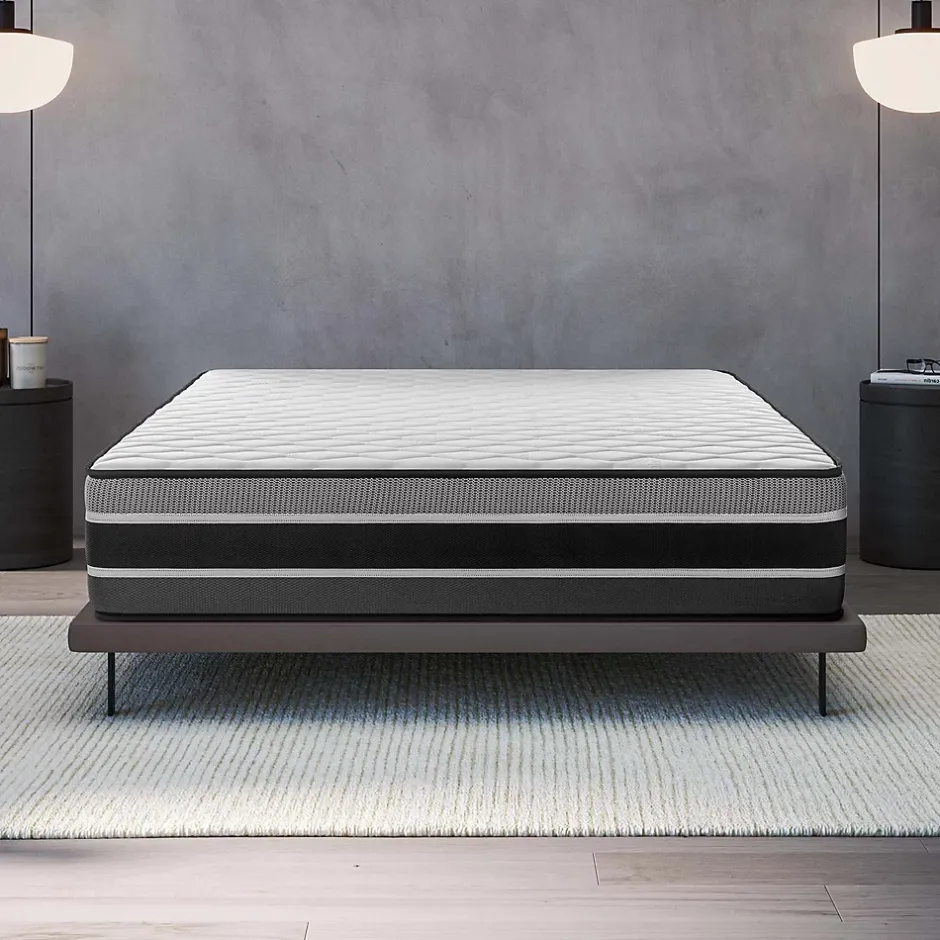 Cosmos Matelas 160x200 - 30 cm - Ressorts Ensachés Indépendants + Mousse HR - Blue Latex - Silencieux - 7 zones - Réversible - Felis New