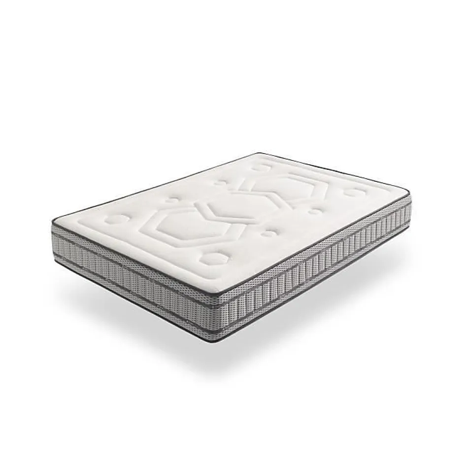 Eccox Matelas 140x190 - - Double face - Mémoire de forme - Ressorts ensachés - Hauteur 30 cm