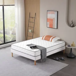 King Of Dreams Matelas 120x200 - Hauteur 18 Cm - Densité 30 Kg/m3 - Soutien Très Ferme - Confort Optimal - Usage Quotidien - DOUX RÊVE