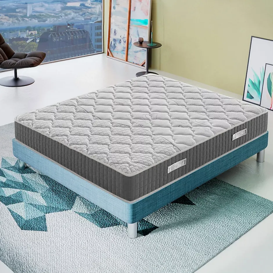 Materassiedoghe Matelas 160x190 à mémoire de forme - Epaisseur 25 cm - Mémoire 5 cm - Soulagement des points de pression - Hermes