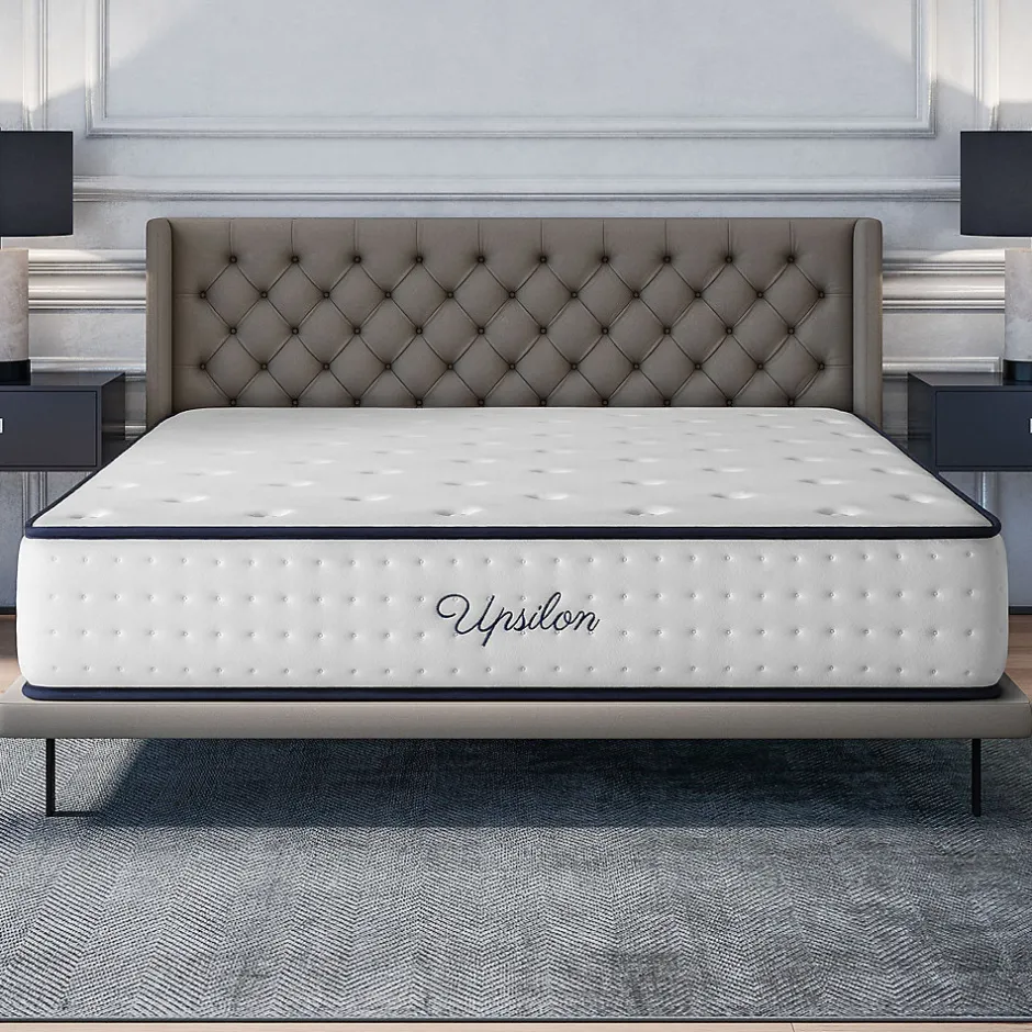 Cosmos Matelas 180x200 - Épais 30 cm - Mousse mémoire de forme - Blue Latex - Confort Ferme - 7 zones - Réversible - Durable - Upsilon Best