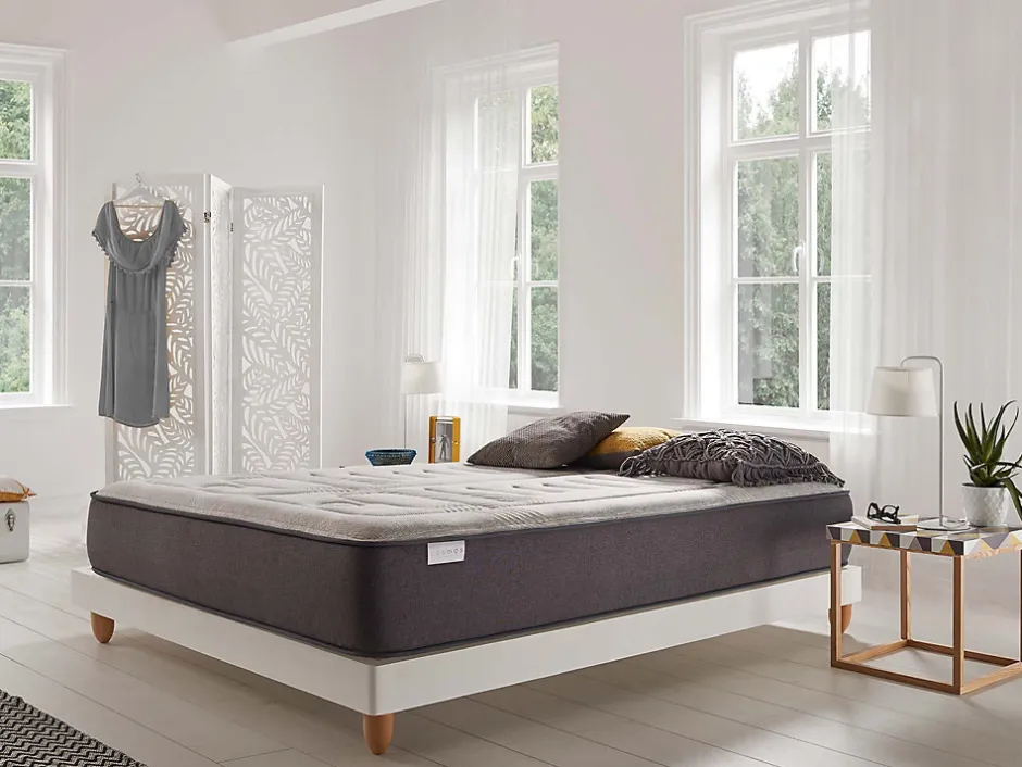 Cosmos Matelas 140x190 - Épaisseur 30 cm - Jupiter - Blue Latex - Mémoire de forme - 7 zones - Indépendance de couchage - Ferme - Durable