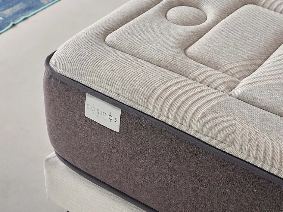 Cosmos Matelas 140x190 - Épaisseur 30 cm - Jupiter - Blue Latex - Mémoire de forme - 7 zones - Indépendance de couchage - Ferme - Durable