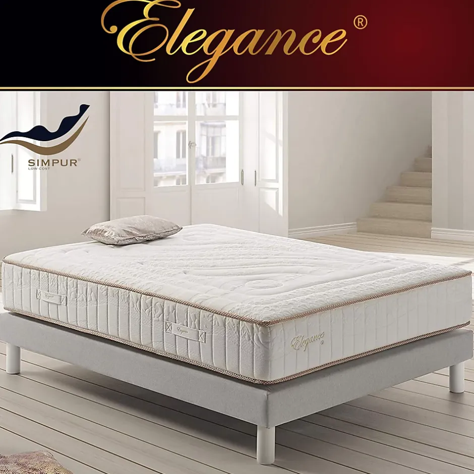 Simpur Low Cost Matelas 160x200 à ressorts ensachés, 30 cm, mousse multizone, multicouche différenciée, excellente indépendance de couchage Best
