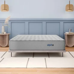 Cosmos Matelas 140x190 Alpha - Mousse HR - Accueil Blue Latex - Épais 30 cm - 7 zones de soutien - Face été/hiver - Confort Ferme